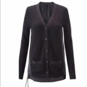 CAbi Swanky Black Cardigan Windbreaker, style 5143, XS